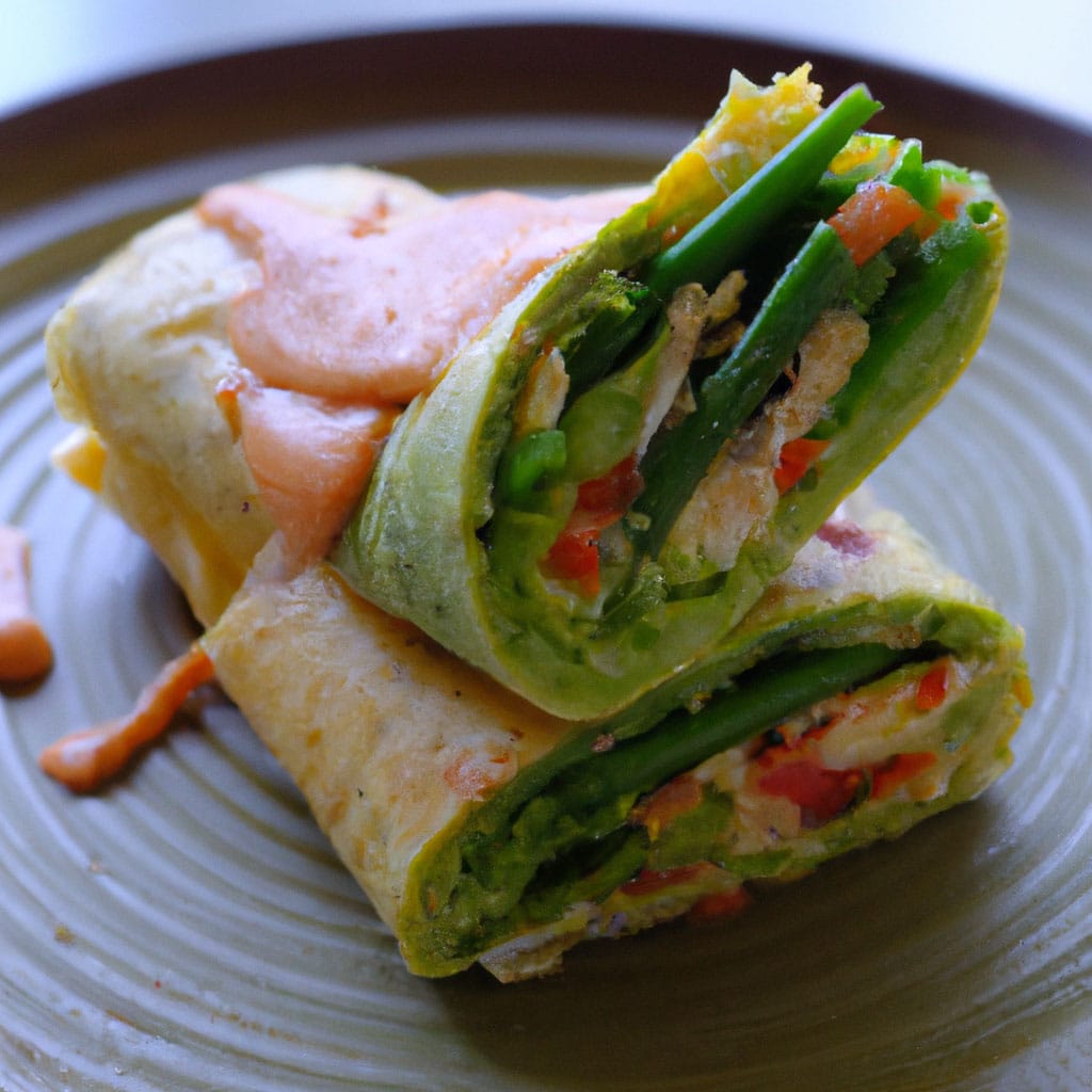 Home 4 Effortless Veggie Omelette Roll